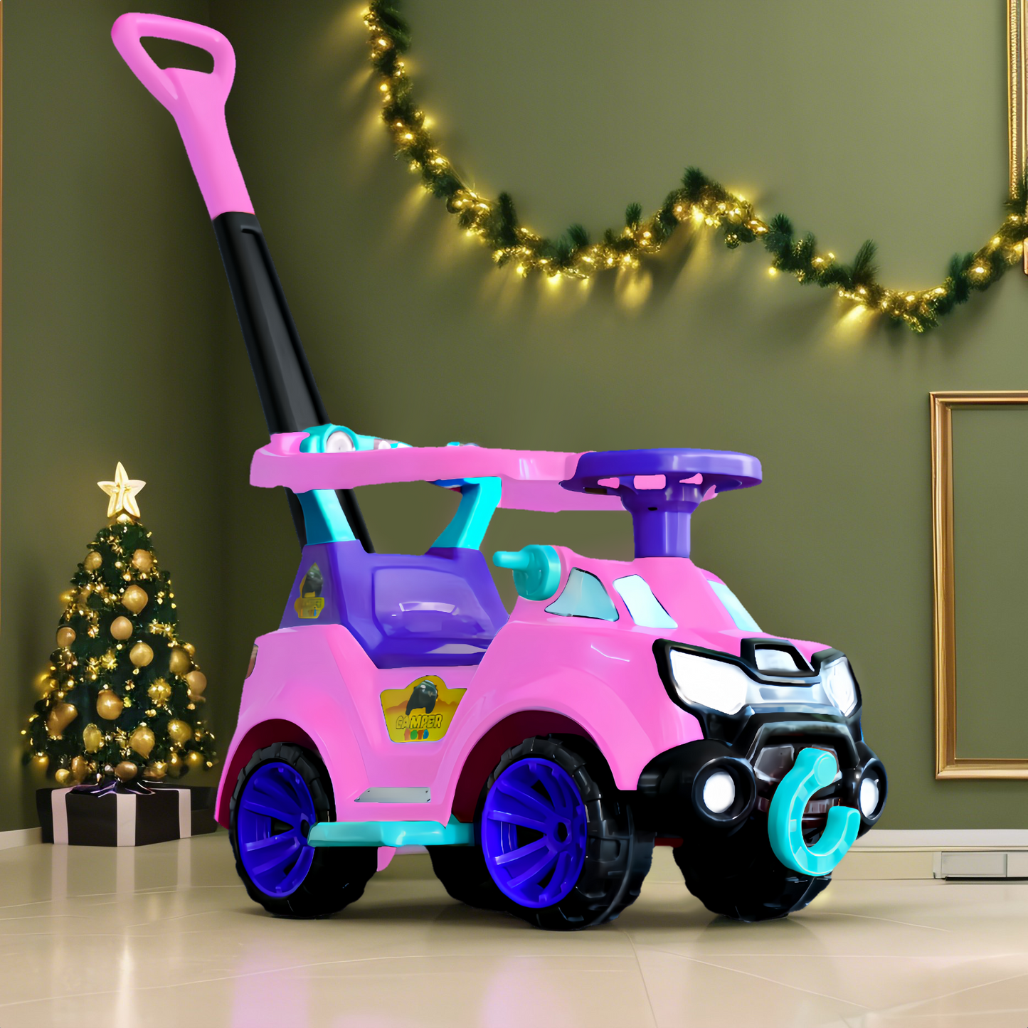 Carrito Paseador 3 En 1 Montable y Caminador