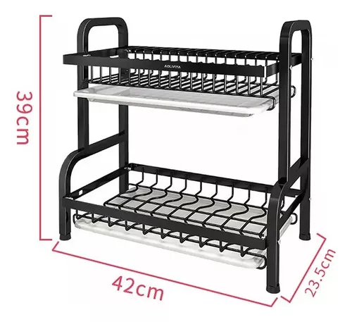 Secador Escurridor De Platos 2 Niveles