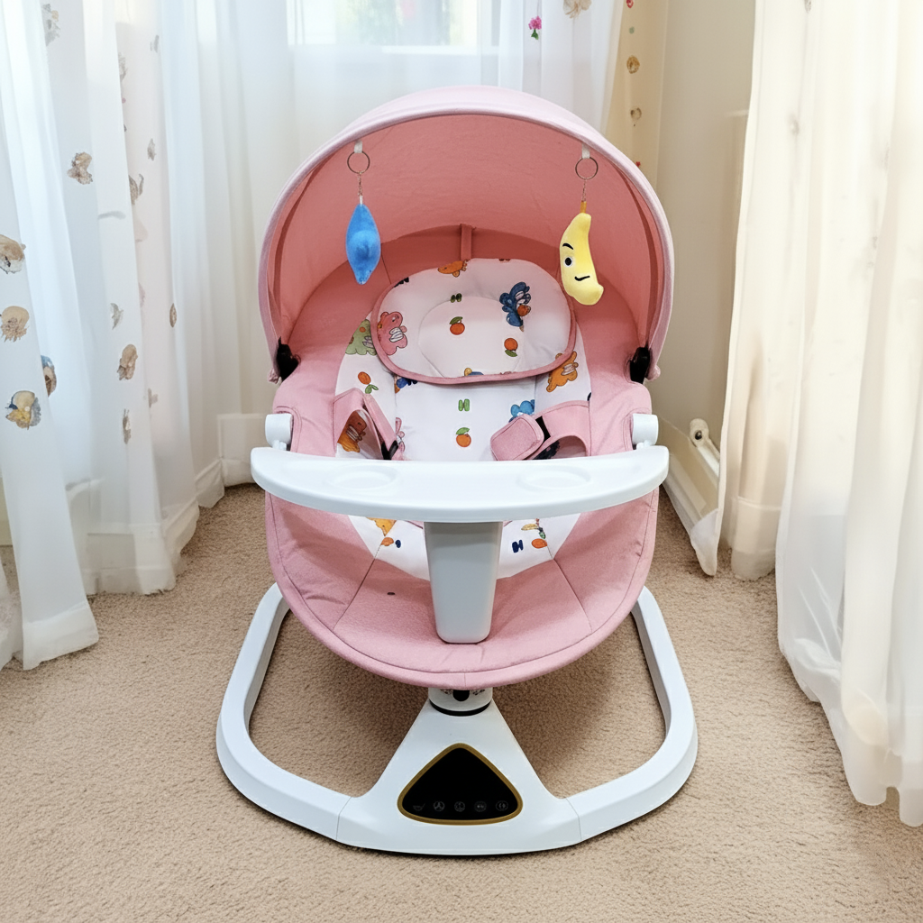 Silla Mecedora Electrica 5 Velocidades Movimiento Con Comedor y Bluetooth