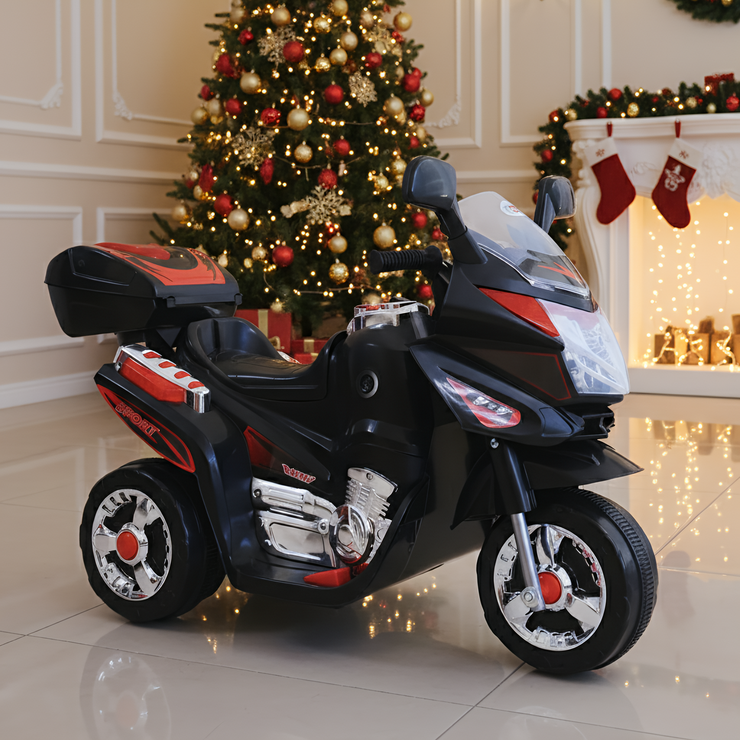 Moto Electrica Montable Con Luces y Música