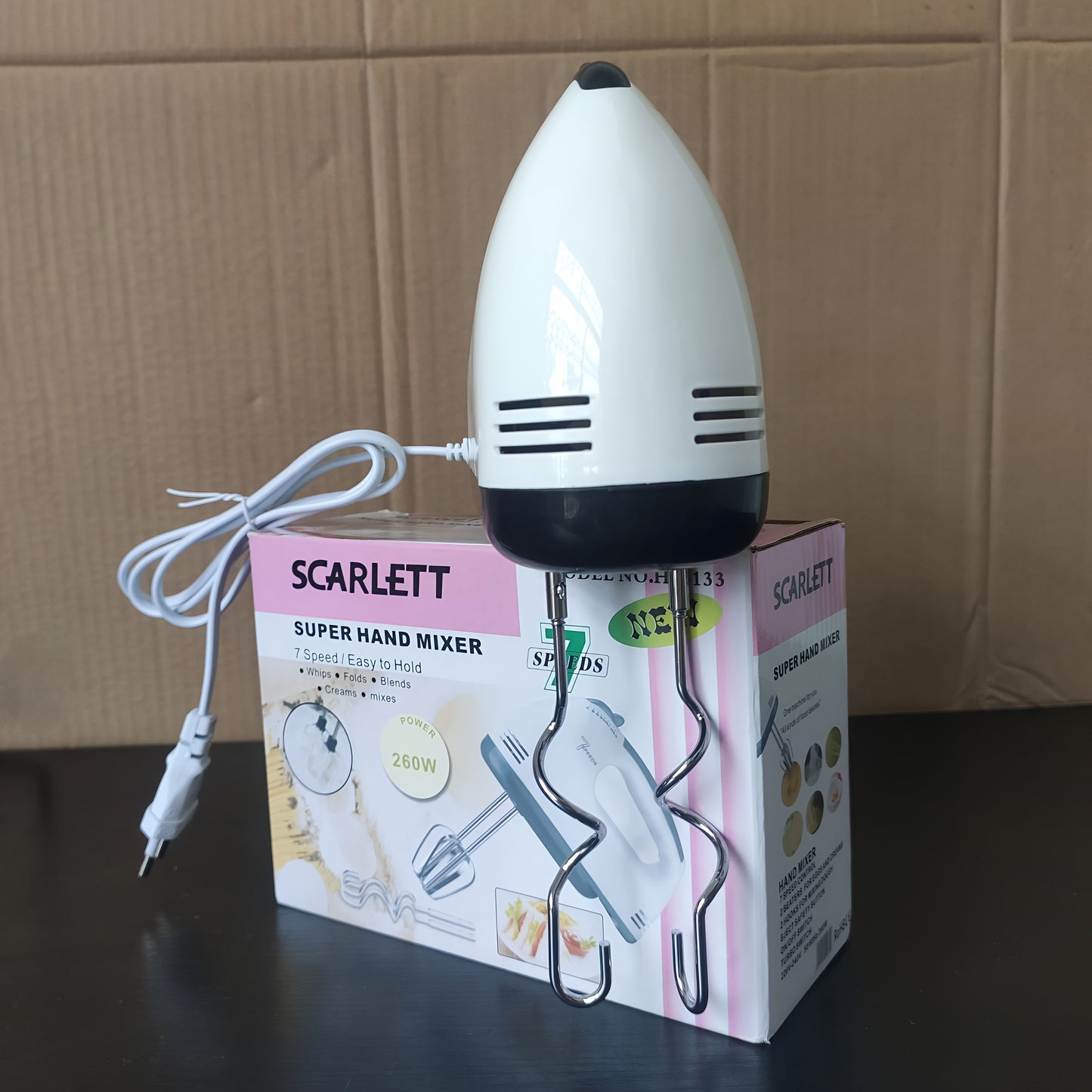 Batidora de inmersión Scarlett BLANCA