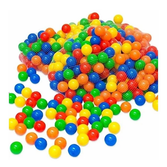 100 pelotas plásticas