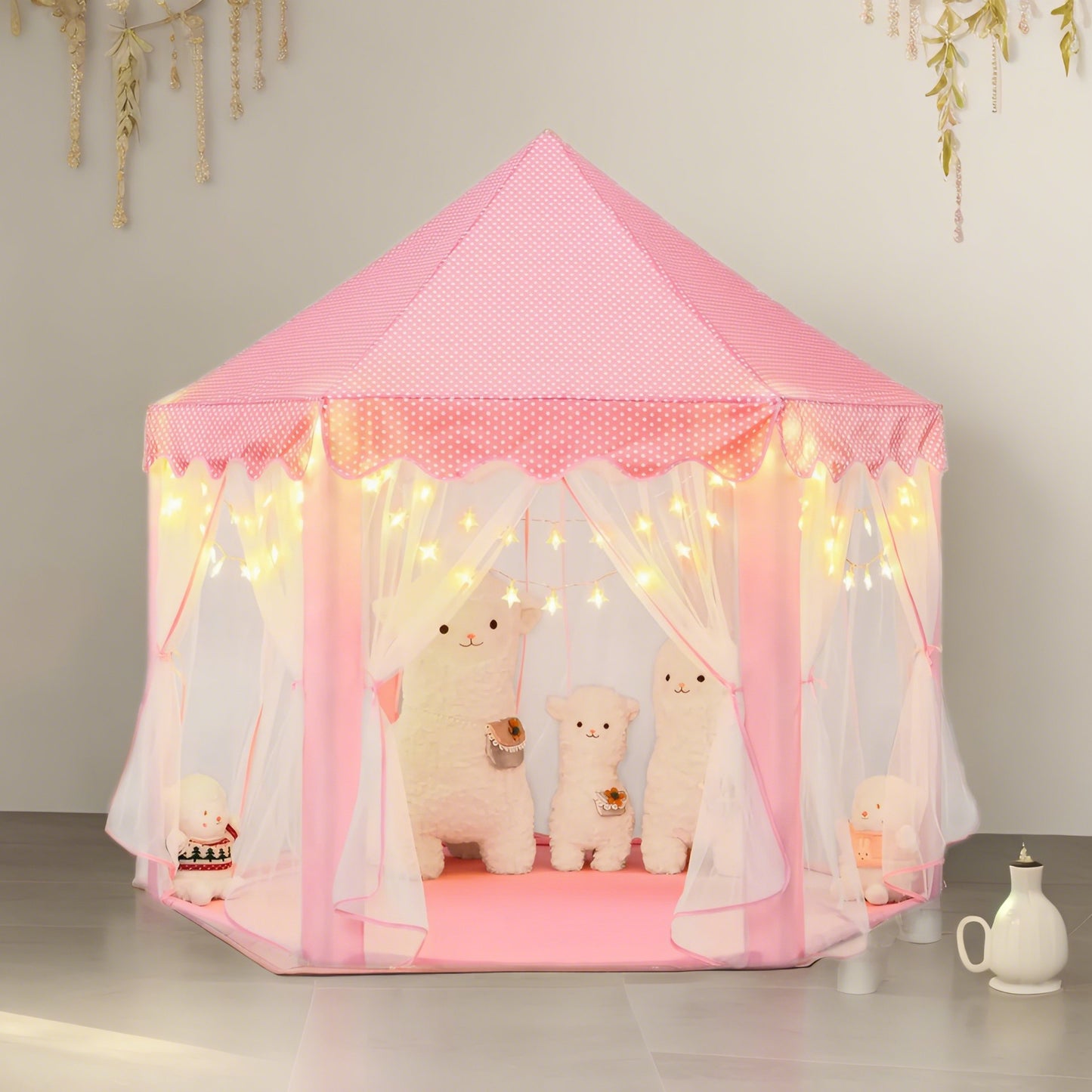 Castillo Princesa Con Luces Estrella